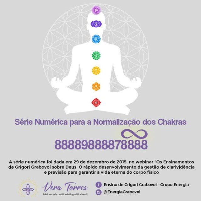 Vamos Normalizar os Chakras do Nosso Corpo Dentro do Desenvolvimento Eterno e Harmonioso
