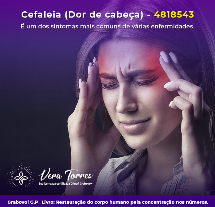 Cefaleia (Dor de cabeça) – 4818543