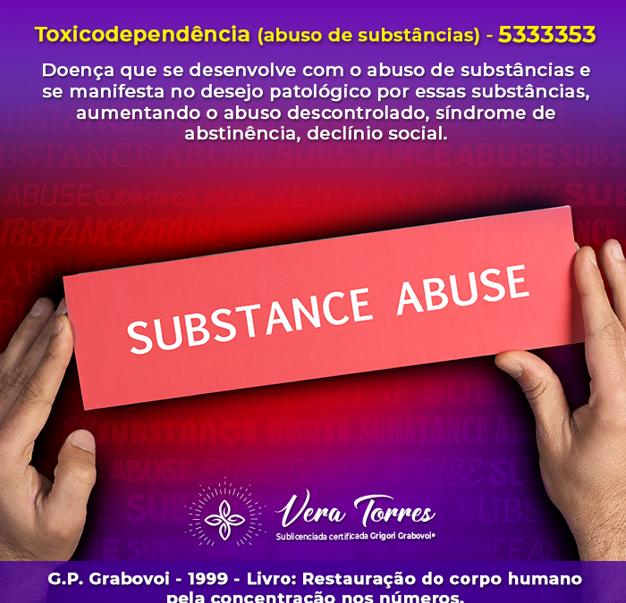 Toxicodependência (abuso de substâncias) – 5333353