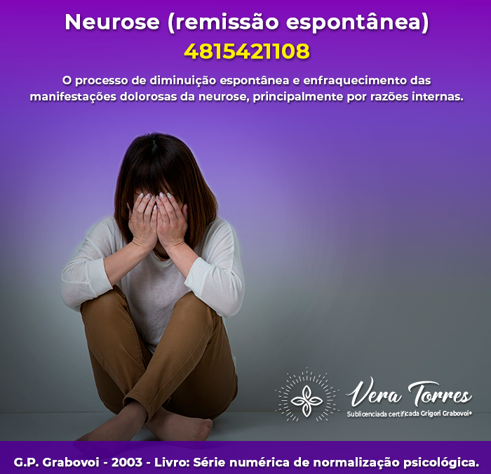Neurose (remissão espontânea) – 4815421108