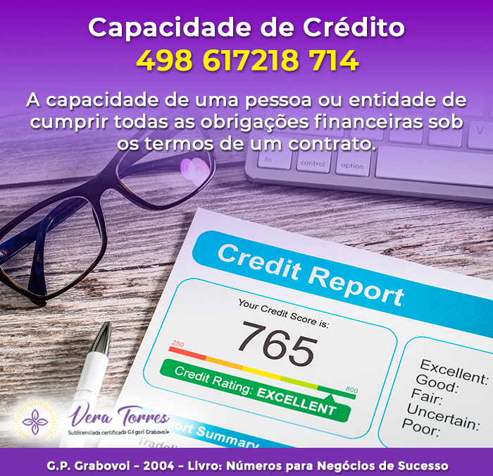Capacidade de Crédito – 498 617218 714