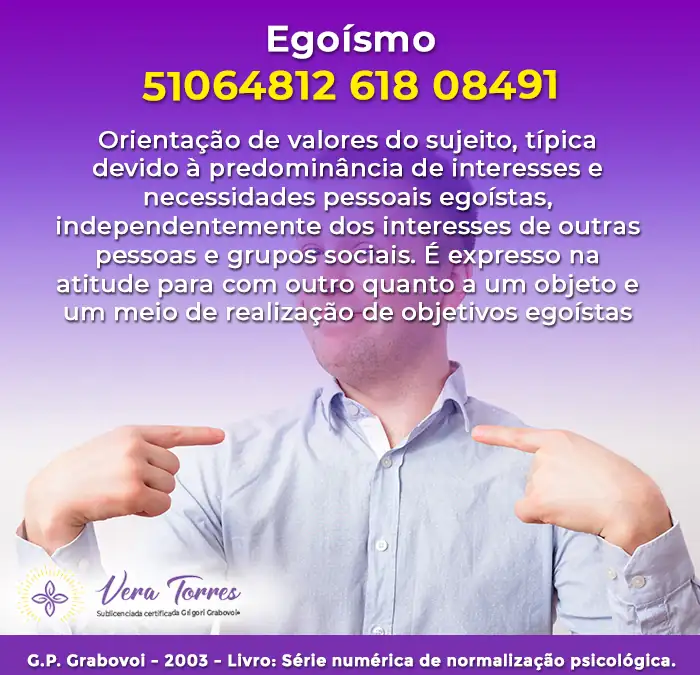 Egoísmo – 51064812 618 08491