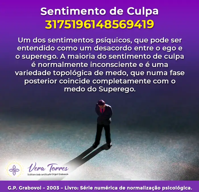 Sentimento de Culpa – 3175196148569419