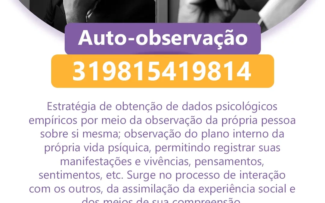 Auto-observação – 319815419814