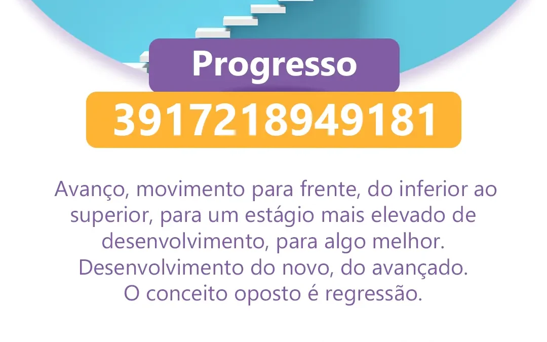 Progresso – 3917218949181