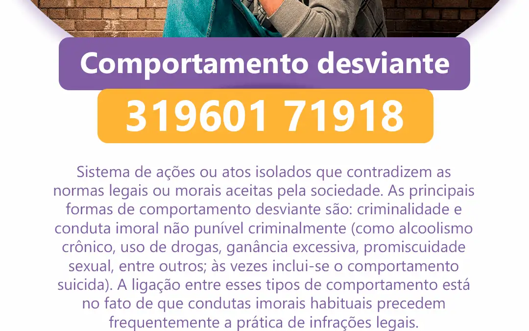 Comportamento desviante – 319601 71918